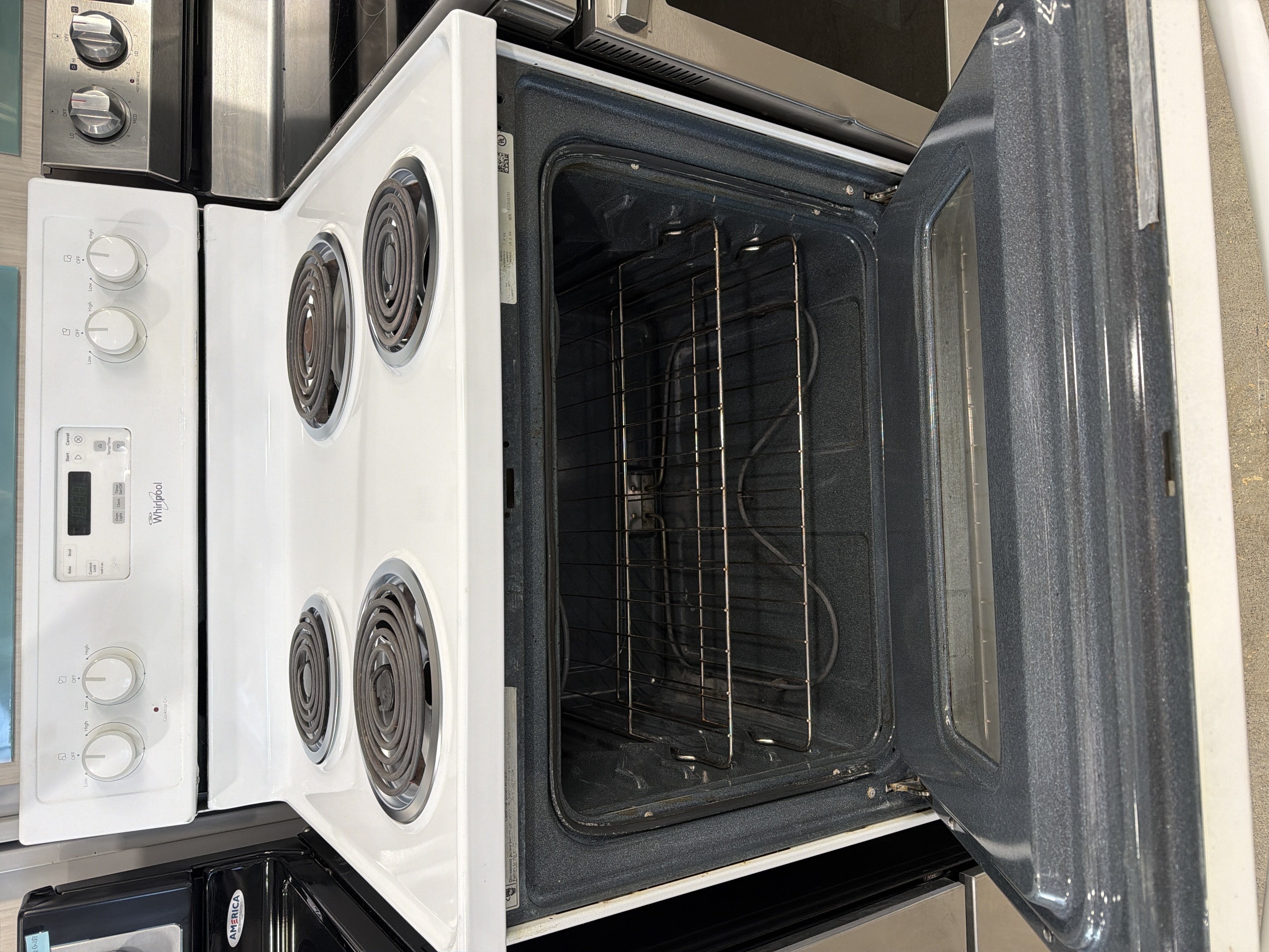 white coil top range - $399.00 - WP-RG-0000184