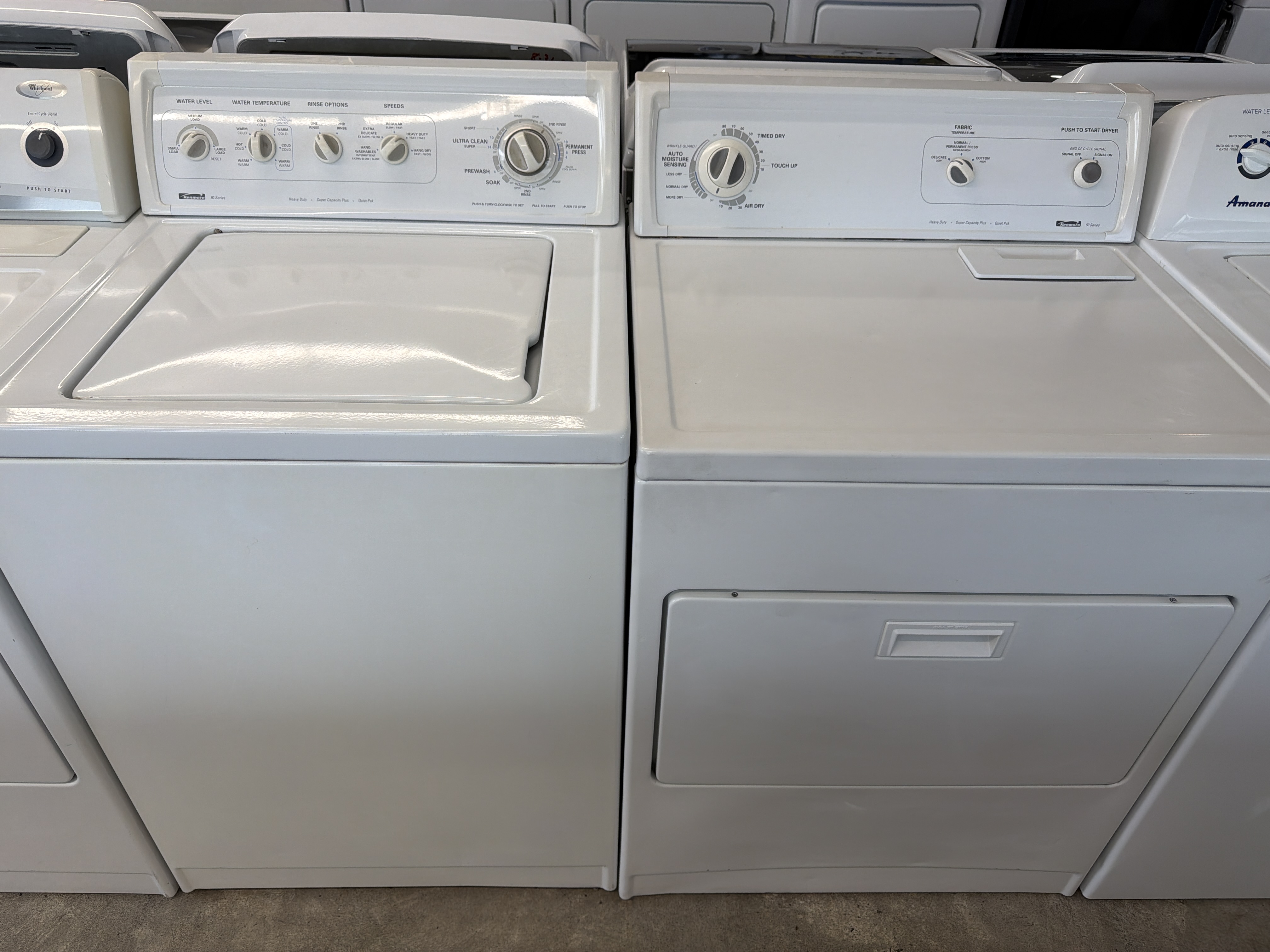 top load 90 series washer and a 80 series dryer. - $699.00 - KM-WD-0000130