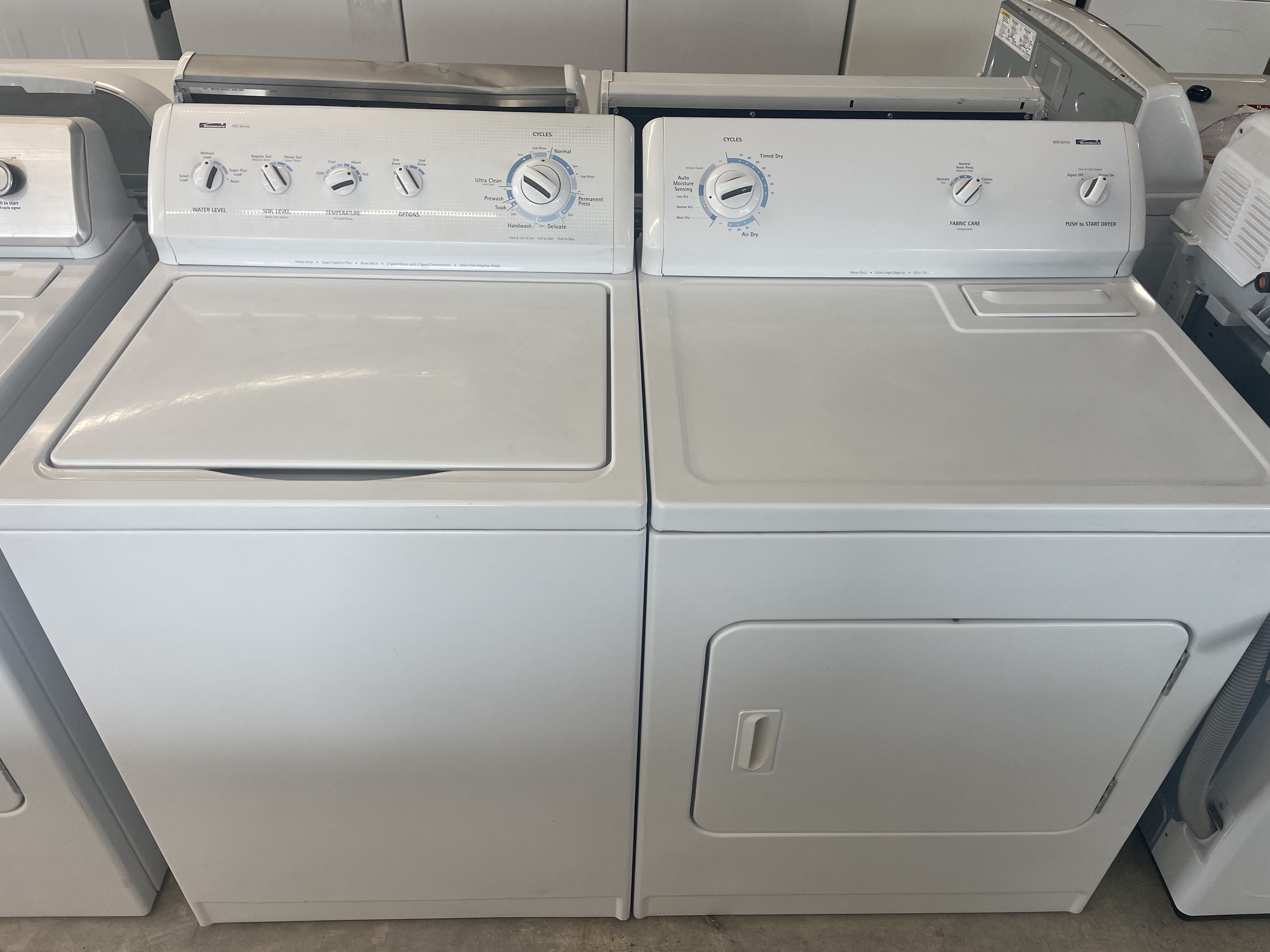 Used kenmore deals washer and dryer