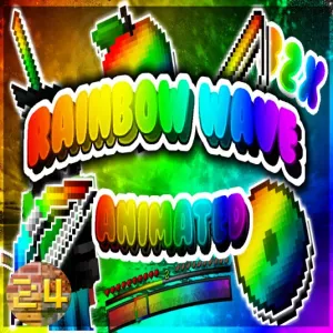 Rainbow wave (Animated) 32x