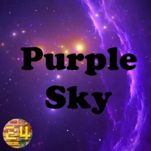 Purple Galaxy Sky Overlay