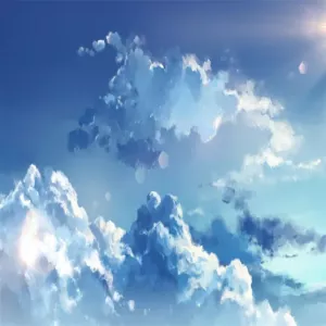 Anime cloud sky by Txshii4