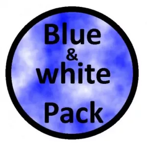 Blue & white pack by fllame66