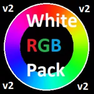 GTT White Chroma RGB pack v2 + Badlion Resourcen 1.8.9, 1.8