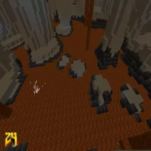 Resourcepack Dark Orange Lava Recolor Pack