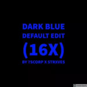 Dark Blue Default Edit by 7scorp x strxves