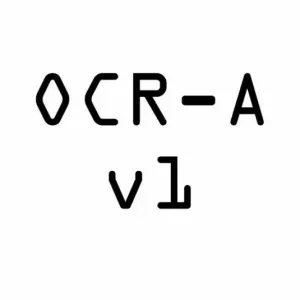 Font Pack - OCR A Extended