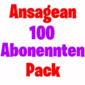 Ansagean 100Abonnenten Pack by Luca