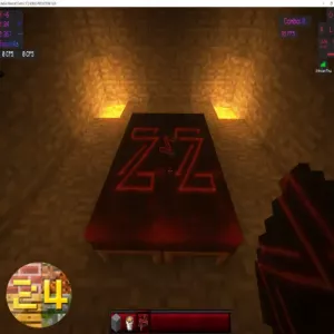 Resourcepack ZickZack Bett