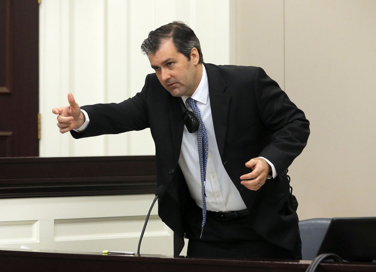 Former police officer Michael Slager
