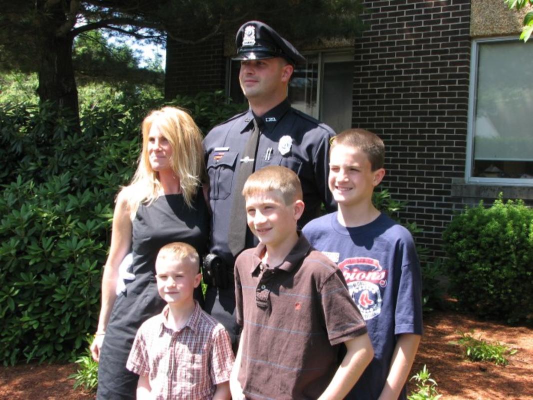 The Ronald Tarentino family picture at his academy graduation.
Family courtesy photo