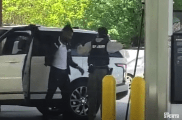 A non-compliant man who plays in the NFL forces a South Carolina deputy to pull his firearm in order to get him into custody. (YouTube)