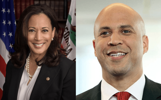 Sen Kamala Harris of California and Sen. Cory Booker of New Jersey, are co-authors of the package in the Senate. (Wikipedia Commons)