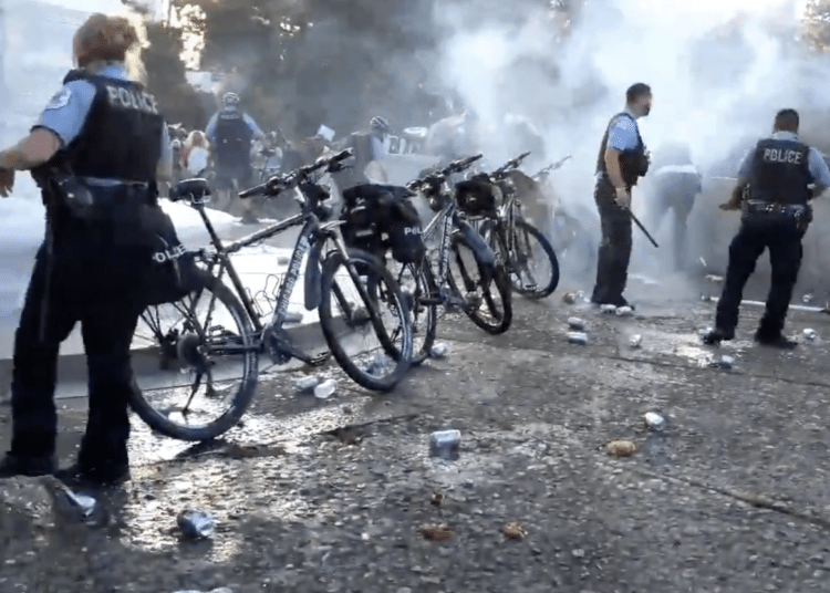 18 officers injured