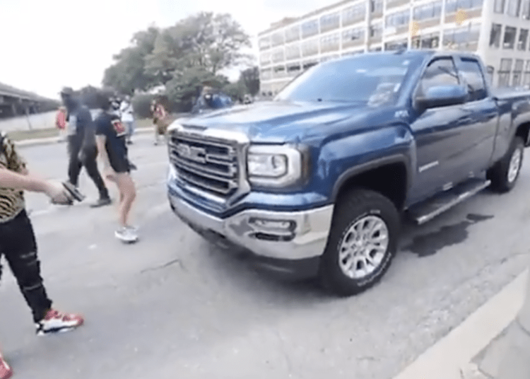 BLM protester