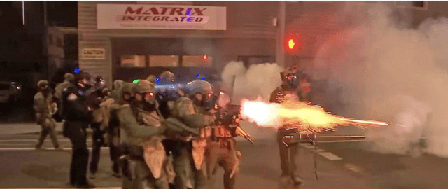 Portland rioters