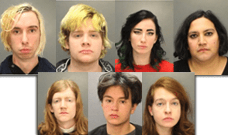 Antifa rioting