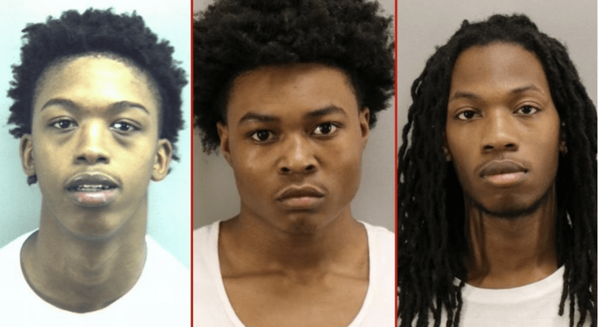 Left to right: Devon Maurice Dorsey Jr., 20; Nyquez Tyyon Baker, 18; and Ahmon Jahree Adams, 22.