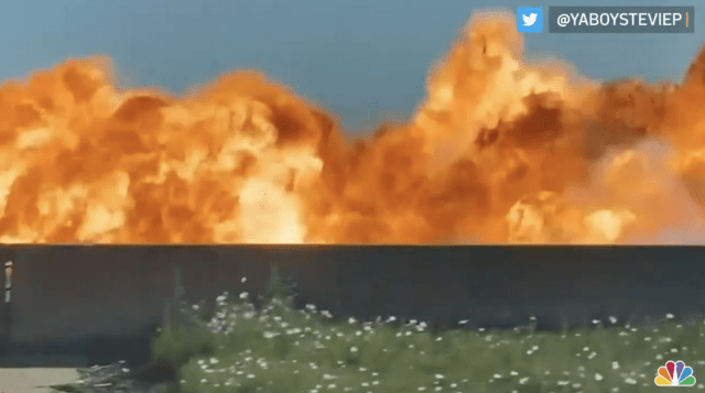 car explosion