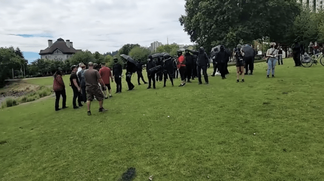 Antifa militants
