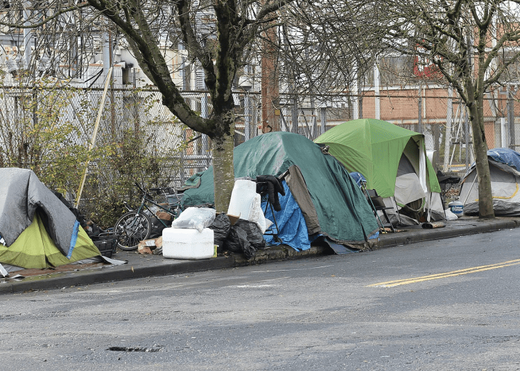 homeless encampment