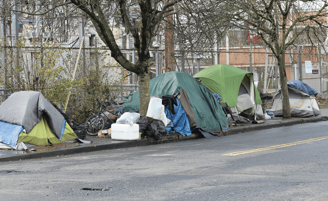 homeless encampment