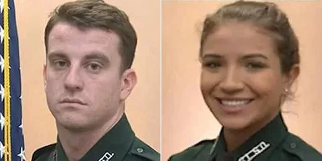 Deputy Clayton Osteen and Deputy Victoria Pacheco. (St. Lucie County Sheriff's Office)
