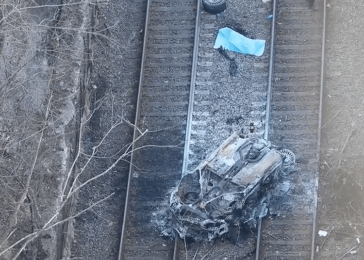 car plunges