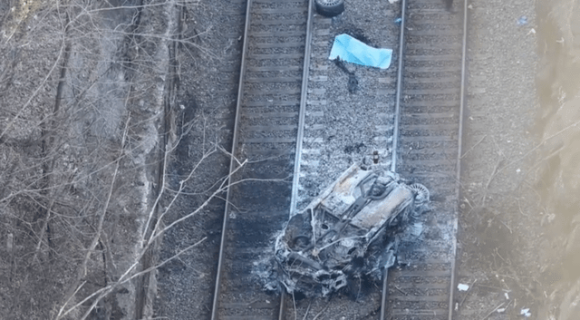 car plunges