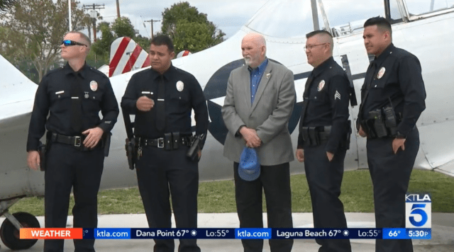 LAPD officers honored