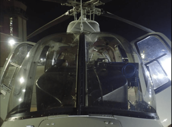Police helicopter