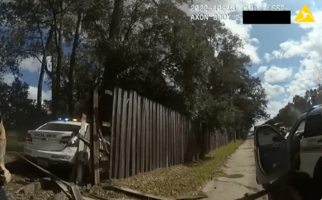 police units collide