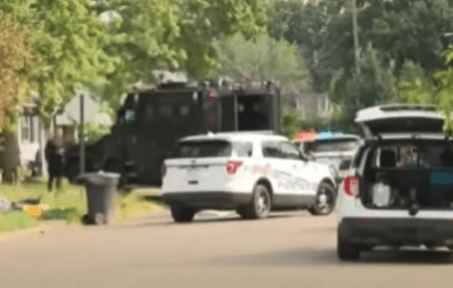 Barricaded suspect