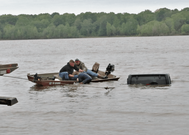 submerged Jeep