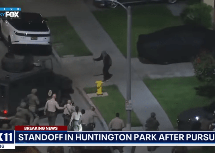 knife-wielding man