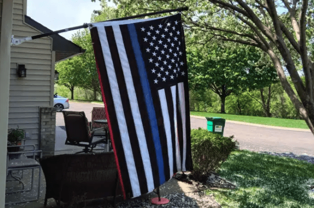 HOA fines retired cop