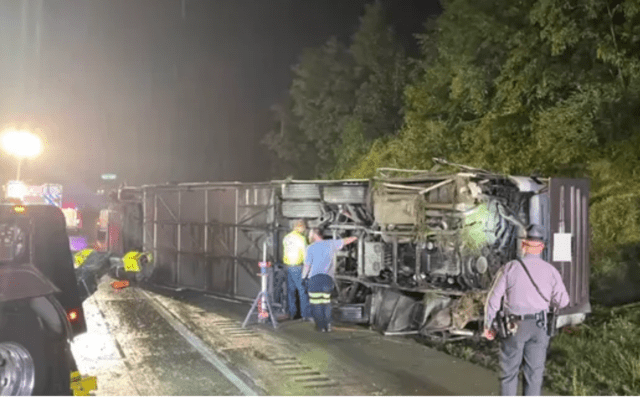 charter bus crash