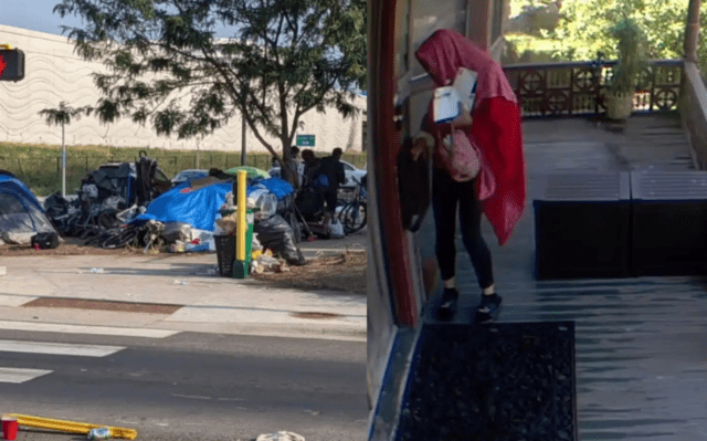 homeless camp