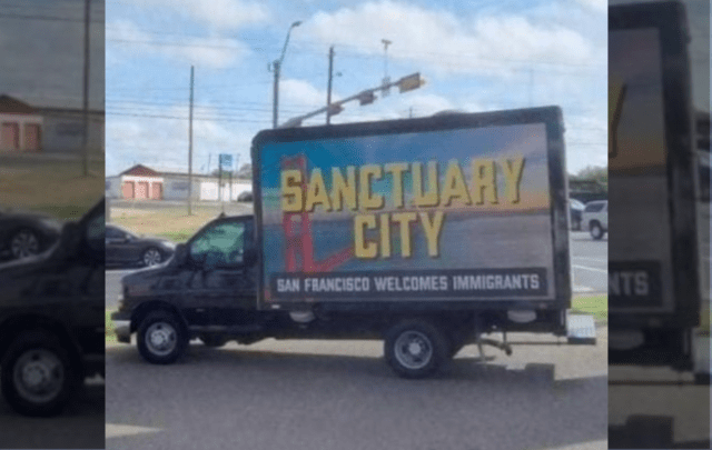 billboard truck