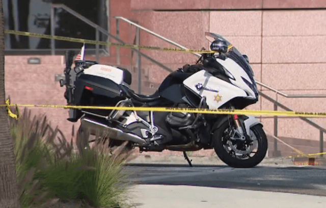 LASD motorcycle deputy
