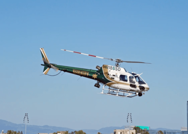 sheriffs helicopter