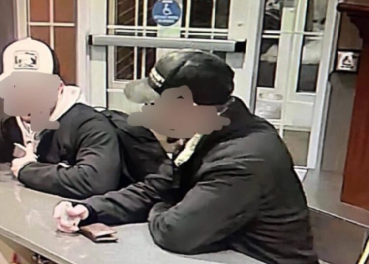 The worker shared pictures of the ICE agents on Reddit. (Bill Melugin/X)