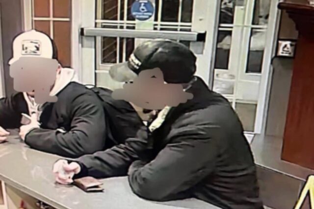 The worker shared pictures of the ICE agents on Reddit. (Bill Melugin/X)