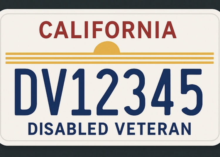 disabled veteran license plates