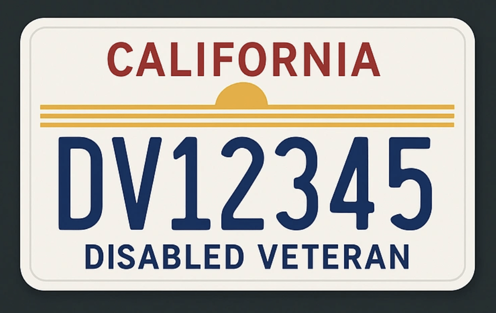disabled veteran license plates