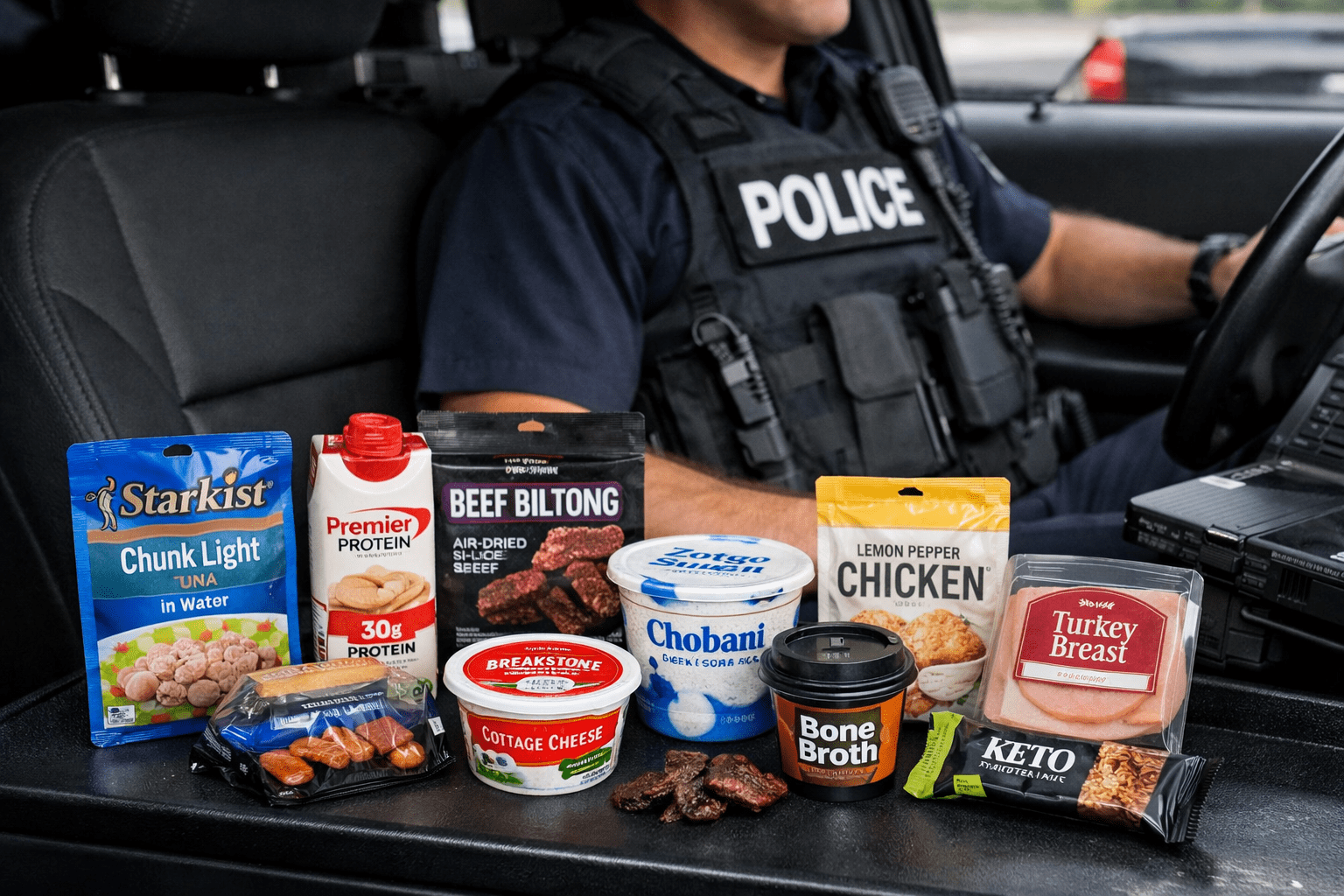 snacks for police officers