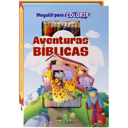 Megakit Para Colorir: Aventuras Biblicas