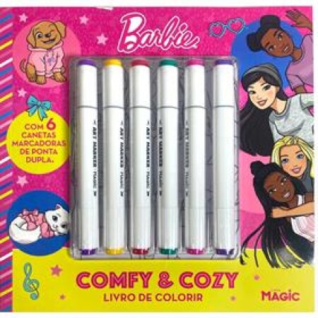 Barbie Comfy e Cozy C/6canetinhas - Magic
