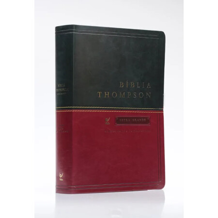 Bíblia Estudo Thompson |letra Grande | Verde e Vinho | s/ Indice