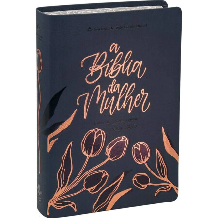 Bíblia Estudo da Mulher Preta Tulipa